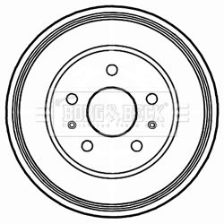 BORG & BECK Jarrurumpu BBR7212